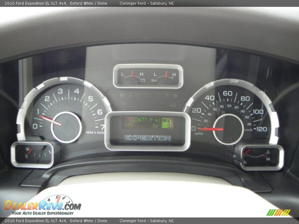 2010 Ford Expedition EL XLT 4x4 Oxford White / Stone Photo #19