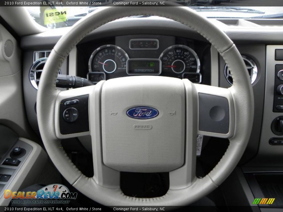 2010 Ford Expedition EL XLT 4x4 Oxford White / Stone Photo #20