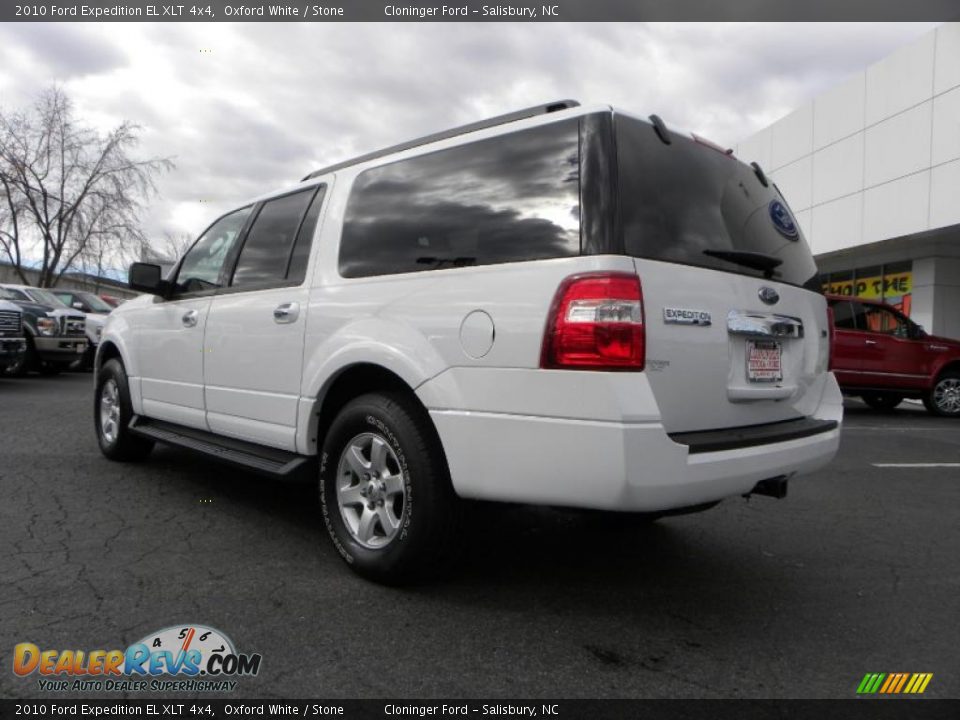 2010 Ford Expedition EL XLT 4x4 Oxford White / Stone Photo #26