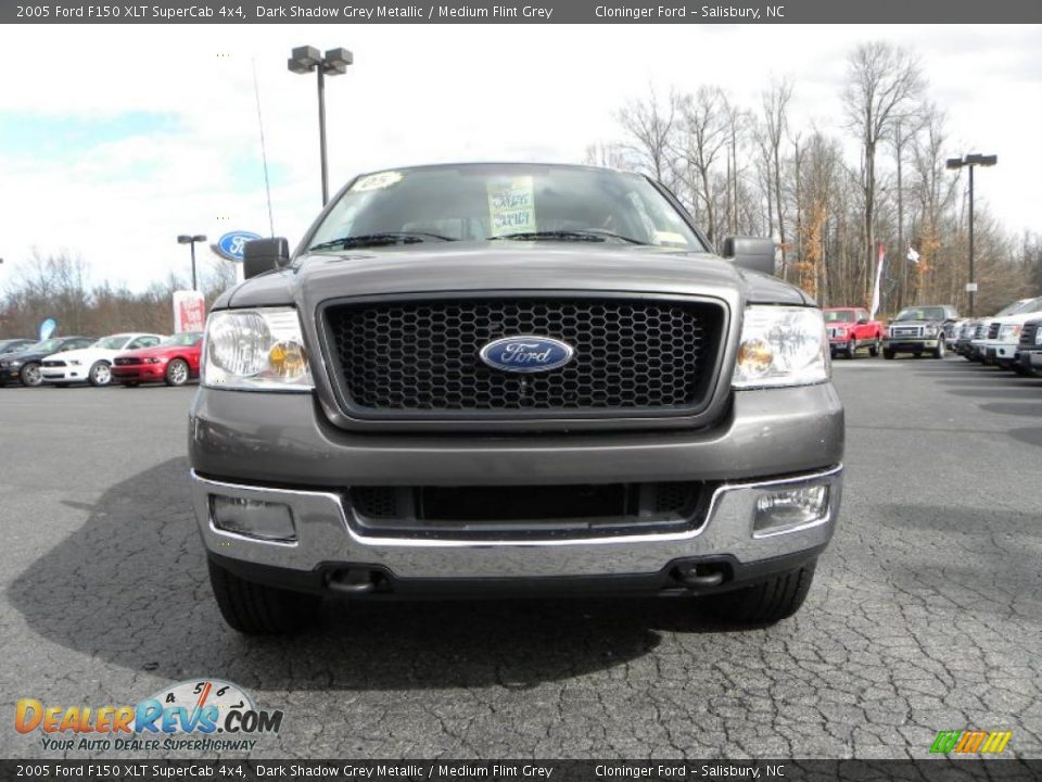 2005 Ford F150 XLT SuperCab 4x4 Dark Shadow Grey Metallic / Medium Flint Grey Photo #7