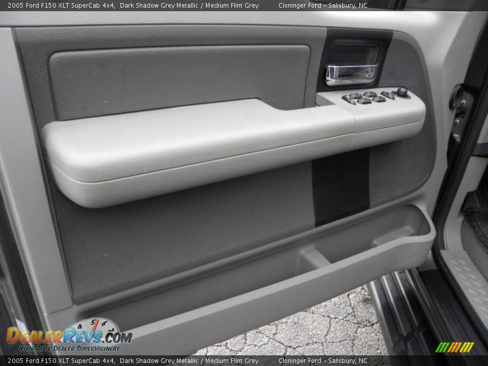2005 Ford F150 XLT SuperCab 4x4 Dark Shadow Grey Metallic / Medium Flint Grey Photo #14