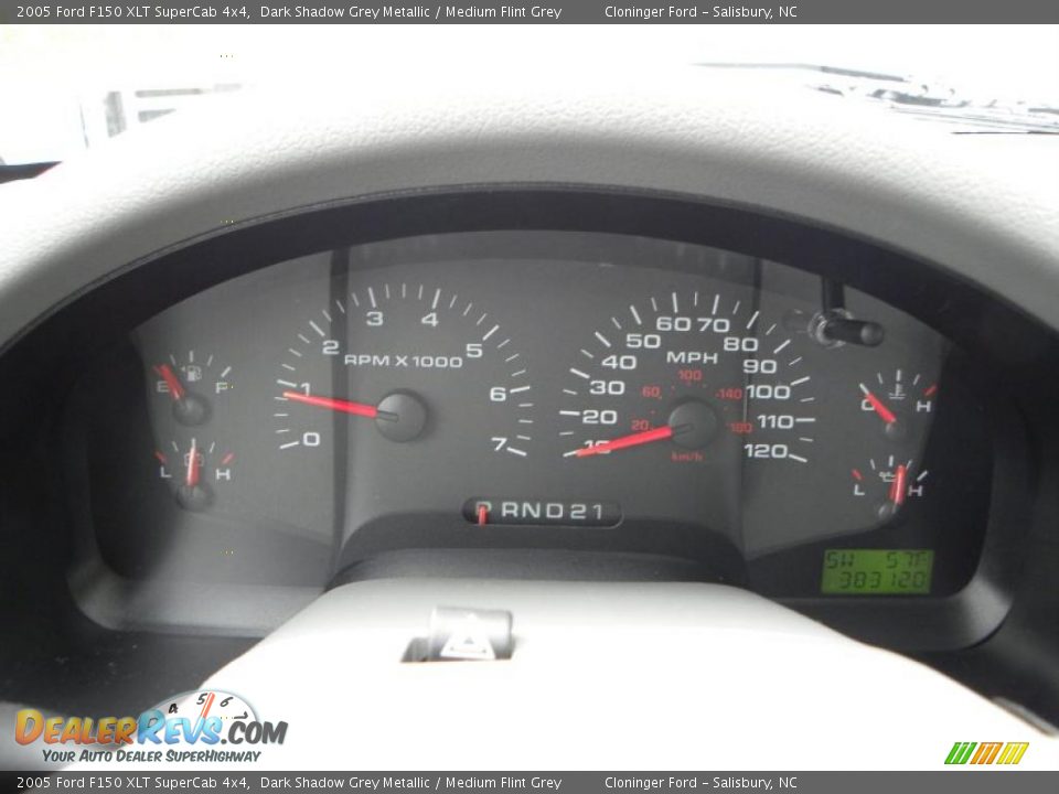 2005 Ford F150 XLT SuperCab 4x4 Dark Shadow Grey Metallic / Medium Flint Grey Photo #16