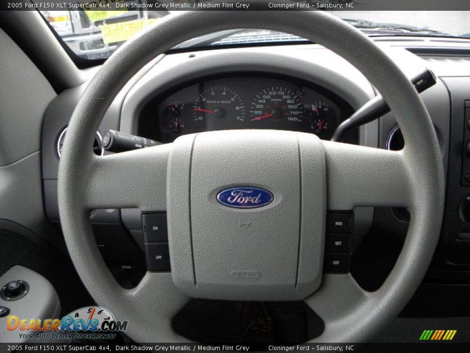 2005 Ford F150 XLT SuperCab 4x4 Dark Shadow Grey Metallic / Medium Flint Grey Photo #17