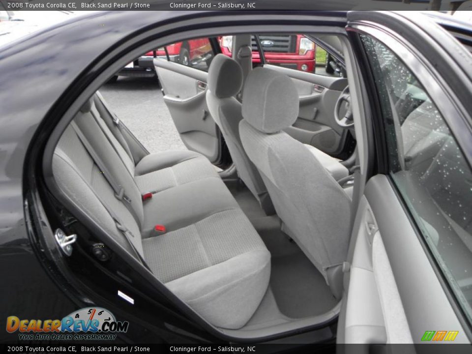 2008 Toyota Corolla CE Black Sand Pearl / Stone Photo #10