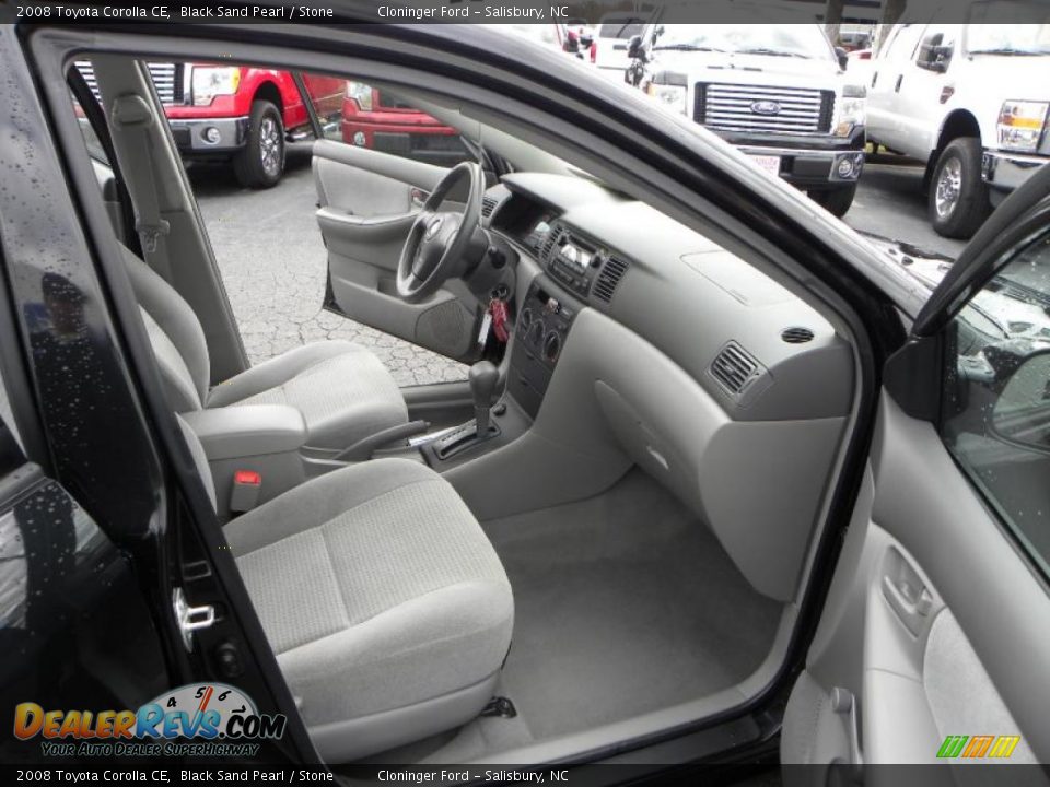2008 Toyota Corolla CE Black Sand Pearl / Stone Photo #11