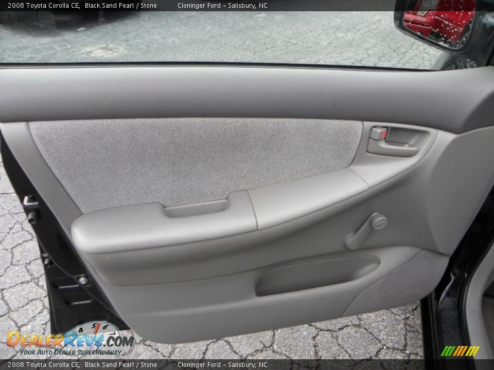 2008 Toyota Corolla CE Black Sand Pearl / Stone Photo #14