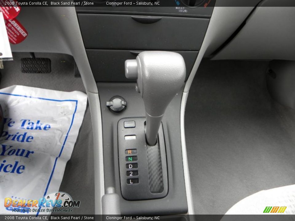 2008 Toyota Corolla CE Black Sand Pearl / Stone Photo #20