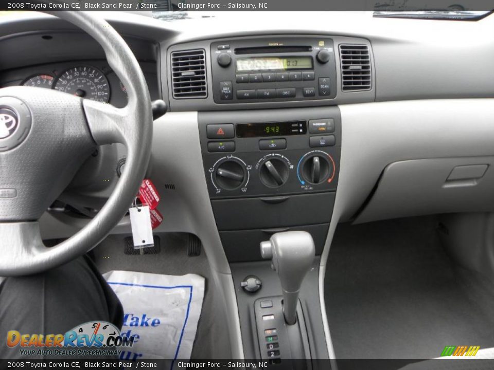 2008 Toyota Corolla CE Black Sand Pearl / Stone Photo #21