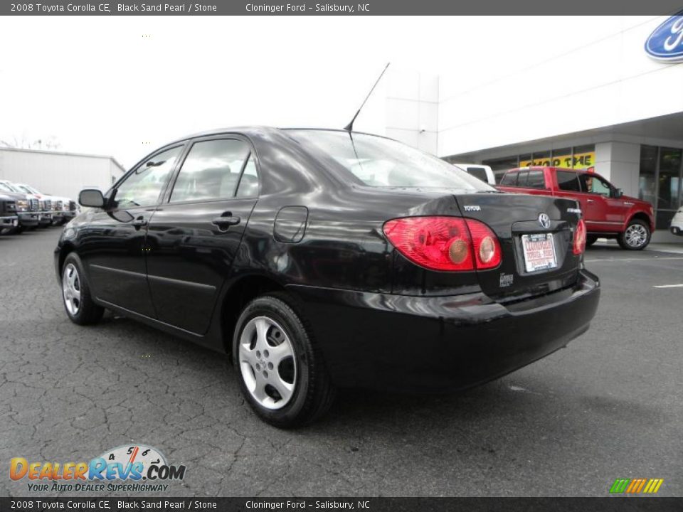 2008 Toyota Corolla CE Black Sand Pearl / Stone Photo #22
