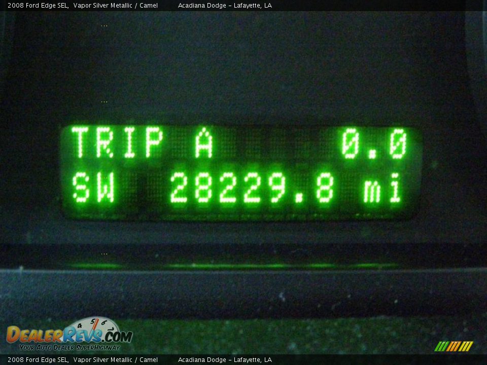 2008 Ford Edge SEL Vapor Silver Metallic / Camel Photo #14