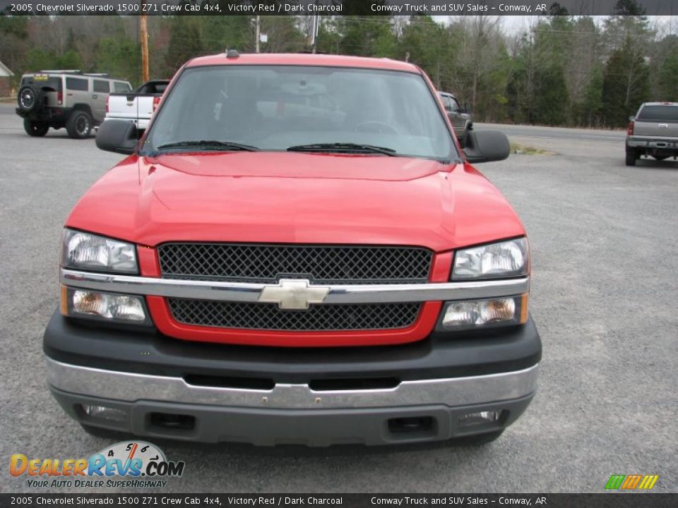 2005 Chevrolet Silverado 1500 Z71 Crew Cab 4x4 Victory Red / Dark Charcoal Photo #3