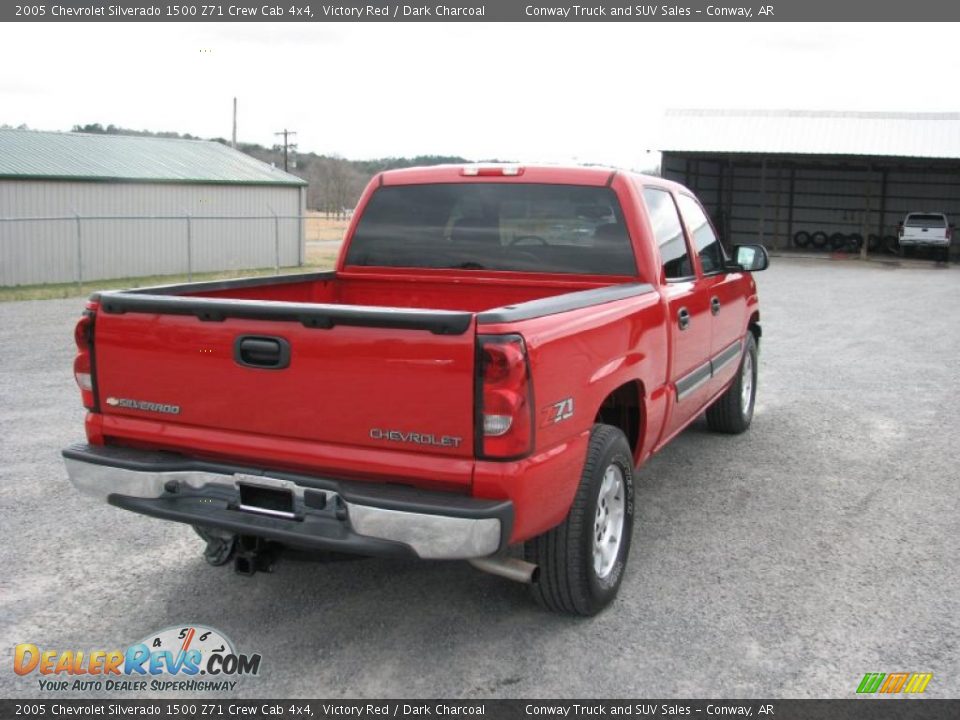 2005 Chevrolet Silverado 1500 Z71 Crew Cab 4x4 Victory Red / Dark Charcoal Photo #7
