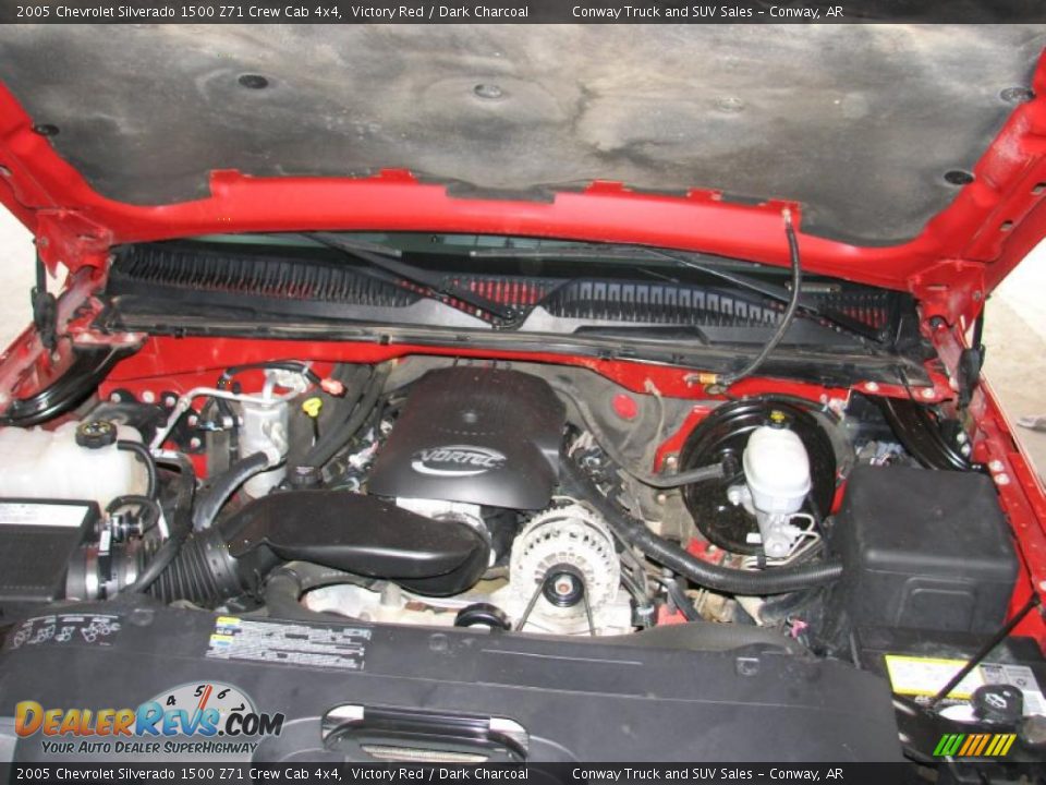 2005 Chevrolet Silverado 1500 Z71 Crew Cab 4x4 Victory Red / Dark Charcoal Photo #23