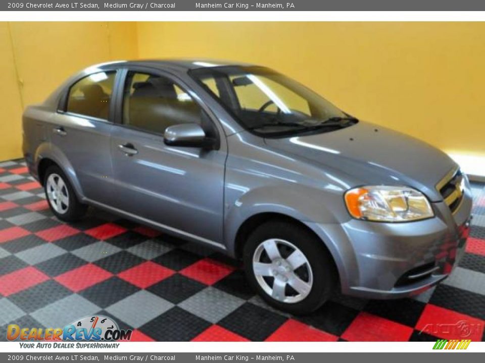 2009 Chevrolet Aveo LT Sedan Medium Gray / Charcoal Photo #1