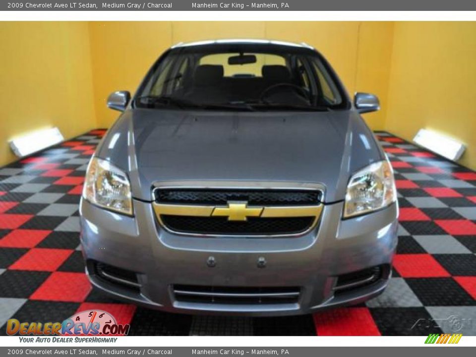 2009 Chevrolet Aveo LT Sedan Medium Gray / Charcoal Photo #2