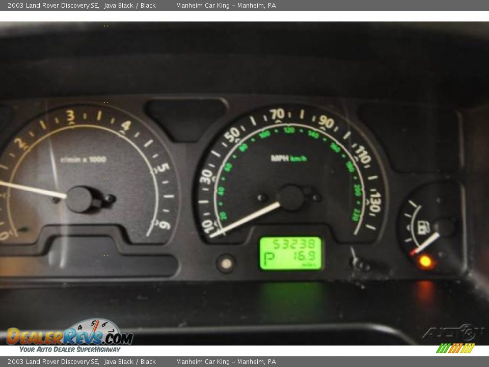 2003 Land Rover Discovery SE Java Black / Black Photo #10