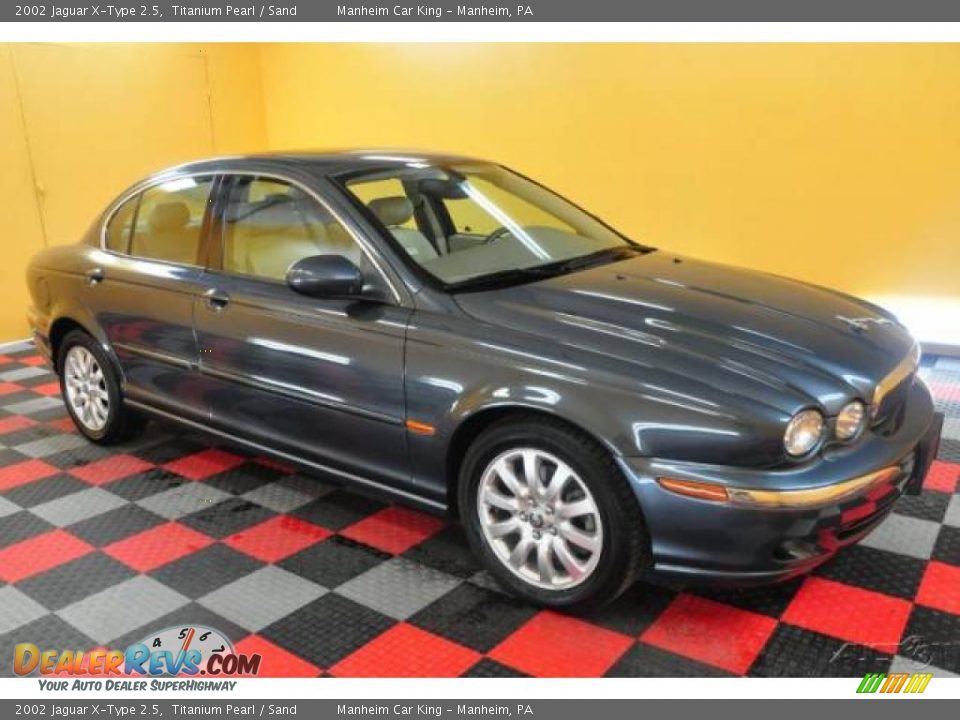 2002 Jaguar X-Type 2.5 Titanium Pearl / Sand Photo #1