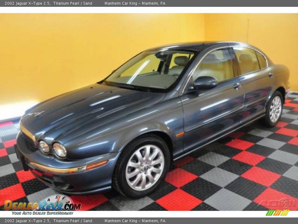 2002 Jaguar X-Type 2.5 Titanium Pearl / Sand Photo #3