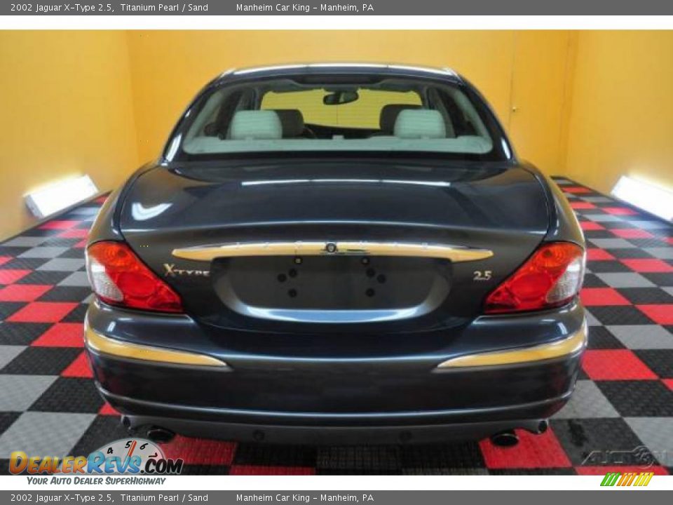 2002 Jaguar X-Type 2.5 Titanium Pearl / Sand Photo #5