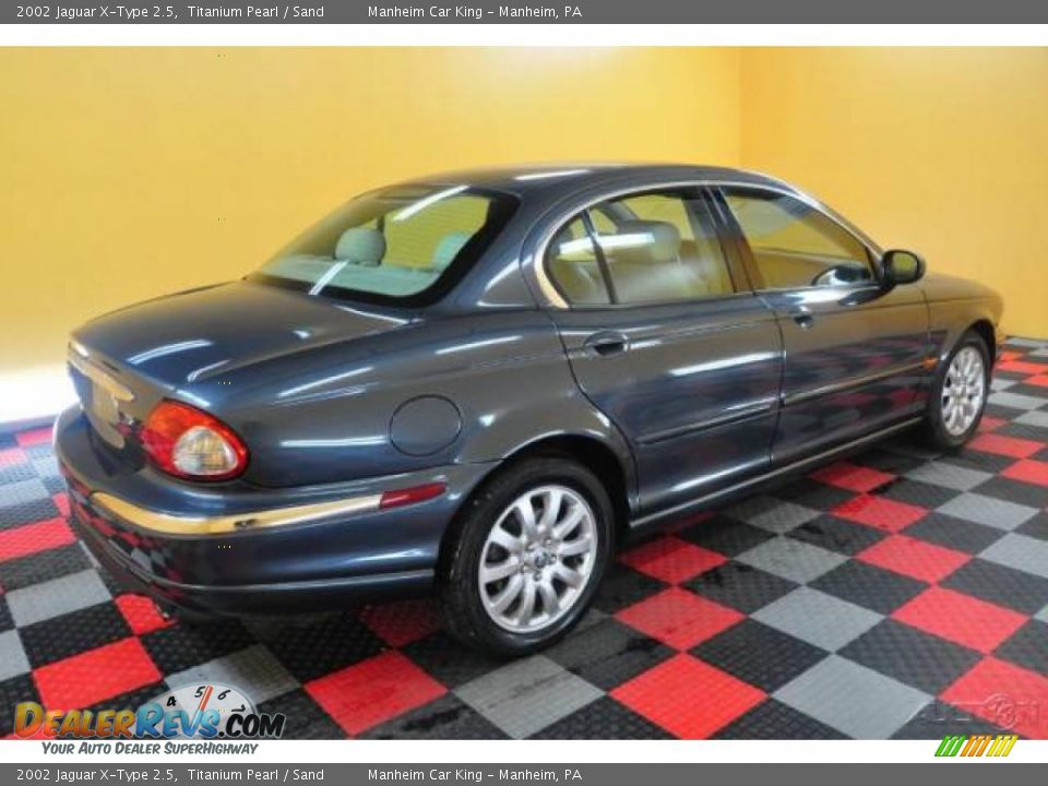 2002 Jaguar X-Type 2.5 Titanium Pearl / Sand Photo #6