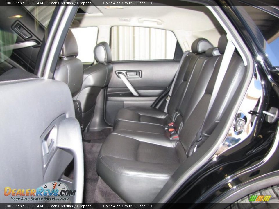 2005 Infiniti FX 35 AWD Black Obsidian / Graphite Photo #9