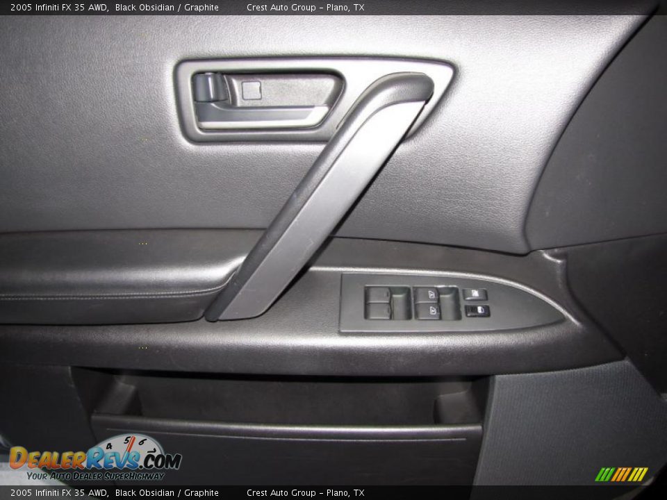 2005 Infiniti FX 35 AWD Black Obsidian / Graphite Photo #10