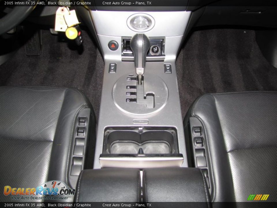 2005 Infiniti FX 35 AWD Black Obsidian / Graphite Photo #14