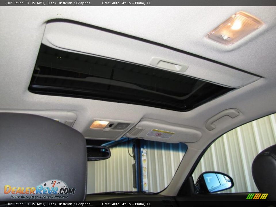 2005 Infiniti FX 35 AWD Black Obsidian / Graphite Photo #15