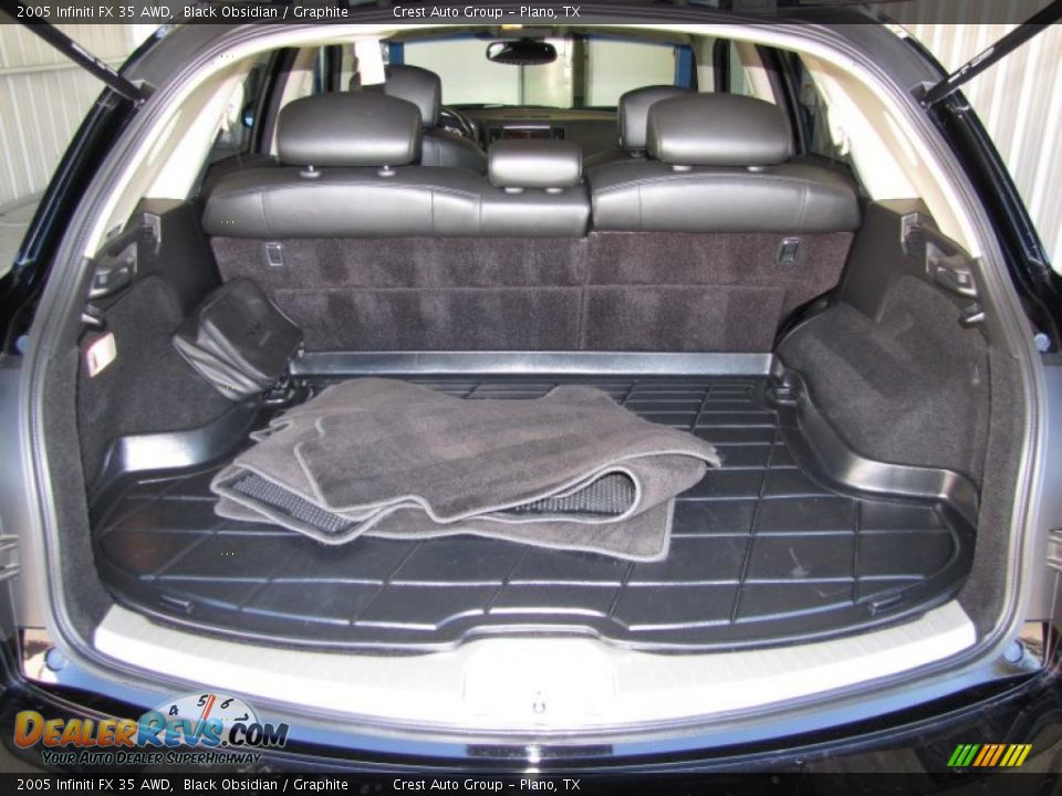 2005 Infiniti FX 35 AWD Black Obsidian / Graphite Photo #17