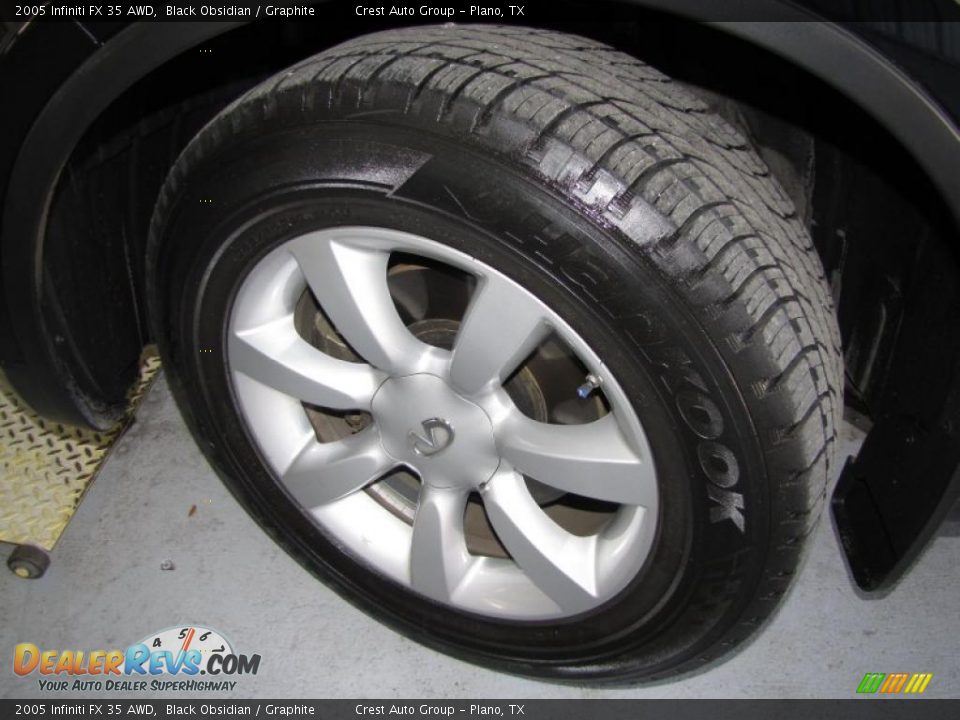 2005 Infiniti FX 35 AWD Black Obsidian / Graphite Photo #18