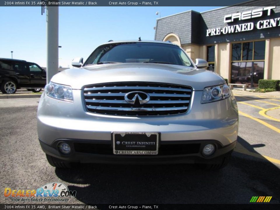 2004 Infiniti FX 35 AWD Brilliant Silver Metallic / Black Photo #2