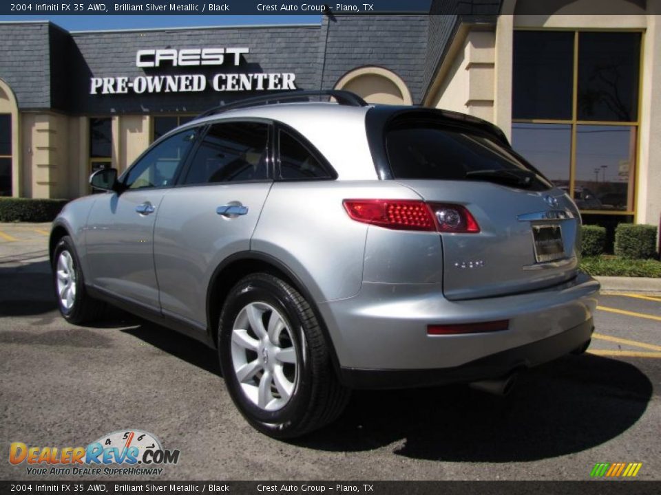2004 Infiniti FX 35 AWD Brilliant Silver Metallic / Black Photo #5