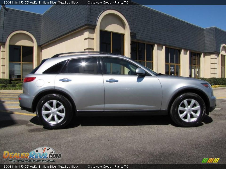2004 Infiniti FX 35 AWD Brilliant Silver Metallic / Black Photo #7