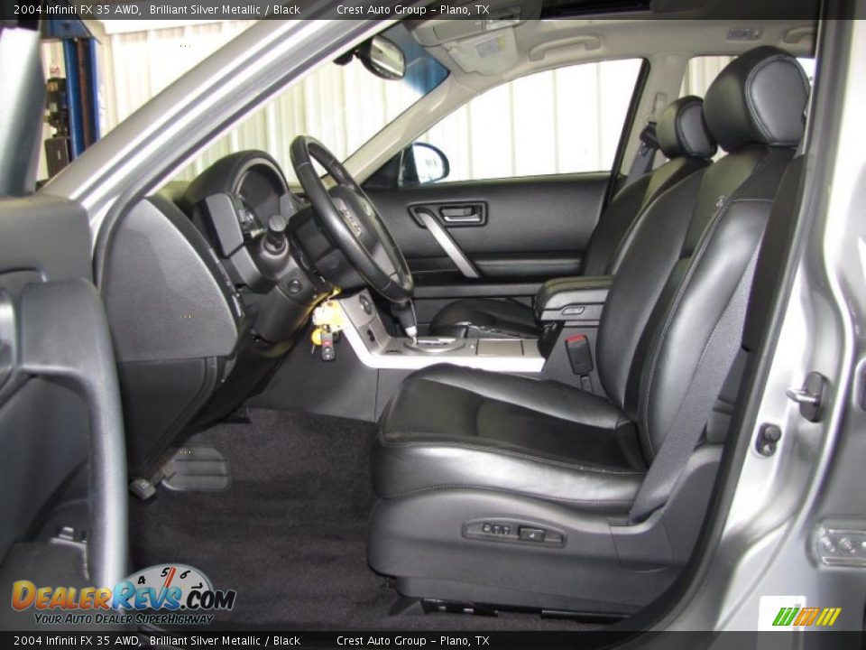 2004 Infiniti FX 35 AWD Brilliant Silver Metallic / Black Photo #8