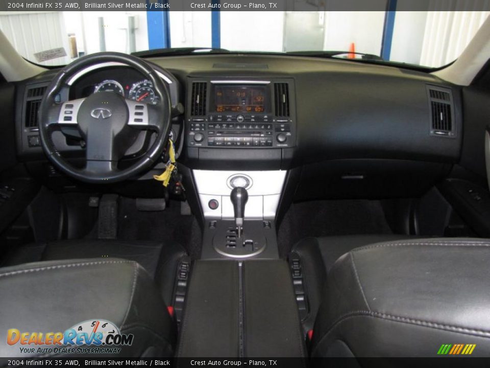 2004 Infiniti FX 35 AWD Brilliant Silver Metallic / Black Photo #11