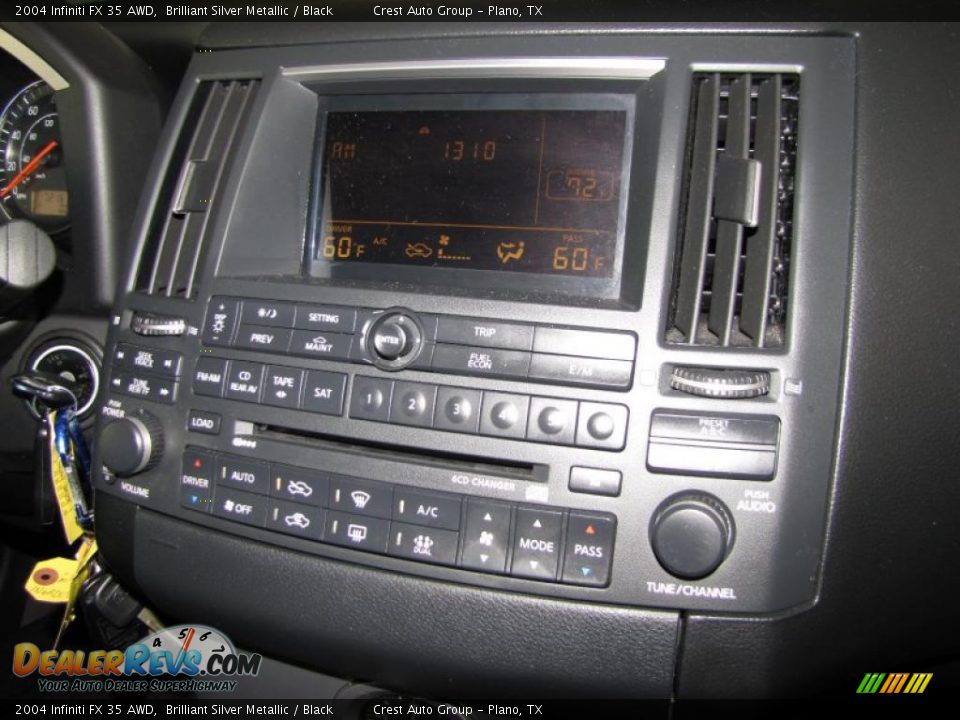 2004 Infiniti FX 35 AWD Brilliant Silver Metallic / Black Photo #13