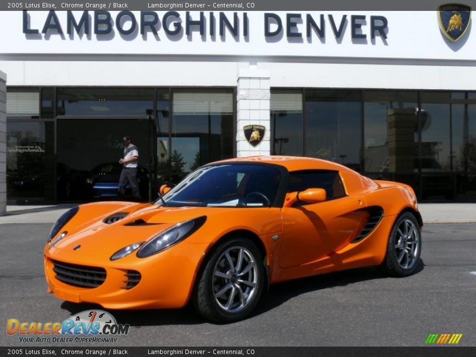 2005 Lotus Elise Chrome Orange / Black Photo #1