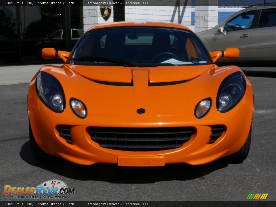 2005 Lotus Elise Chrome Orange / Black Photo #3