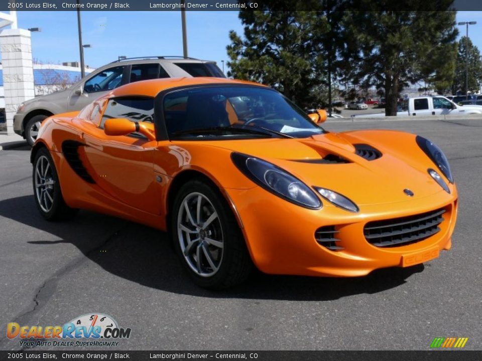 2005 Lotus Elise Chrome Orange / Black Photo #4