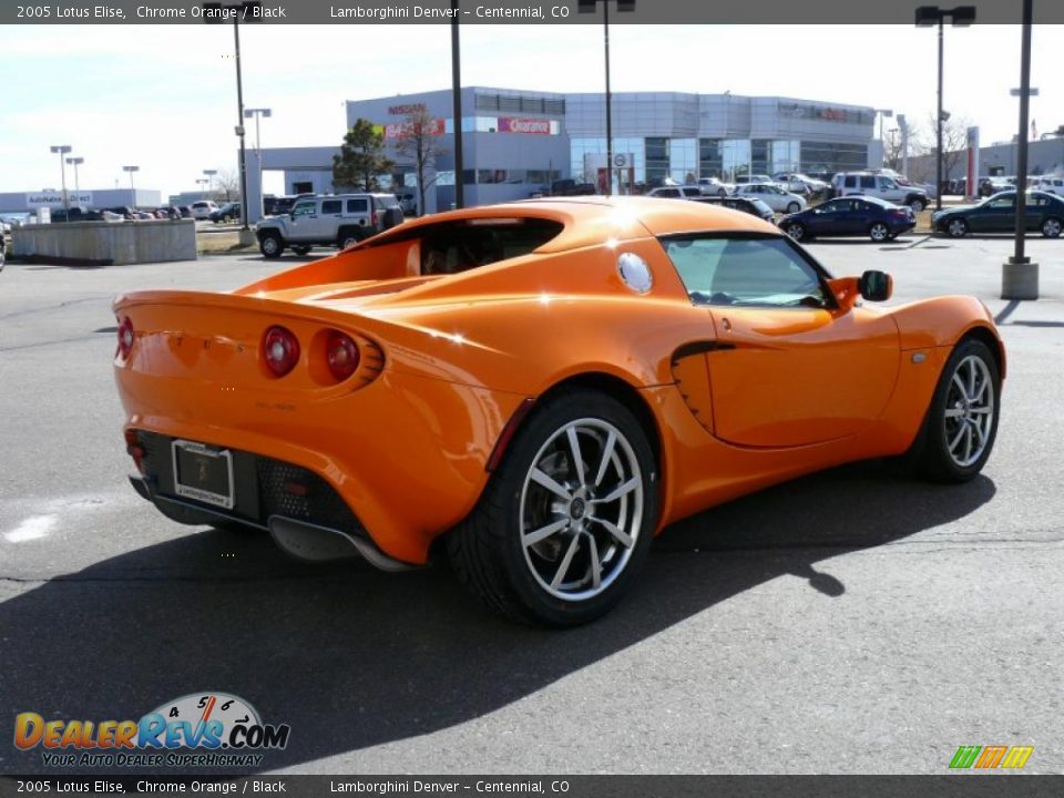 2005 Lotus Elise Chrome Orange / Black Photo #6