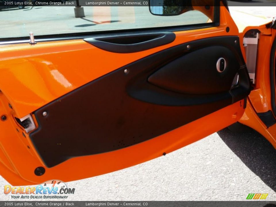 2005 Lotus Elise Chrome Orange / Black Photo #10