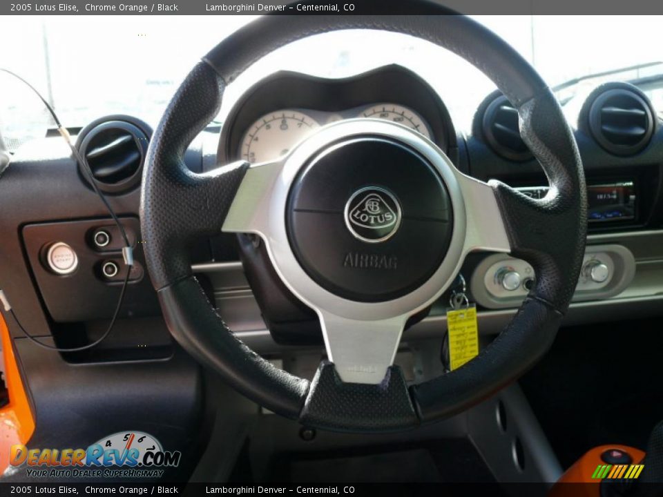 2005 Lotus Elise Chrome Orange / Black Photo #12