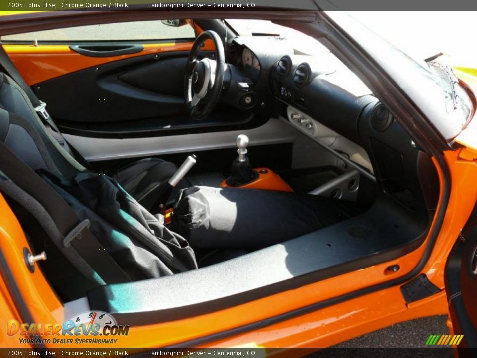 2005 Lotus Elise Chrome Orange / Black Photo #16