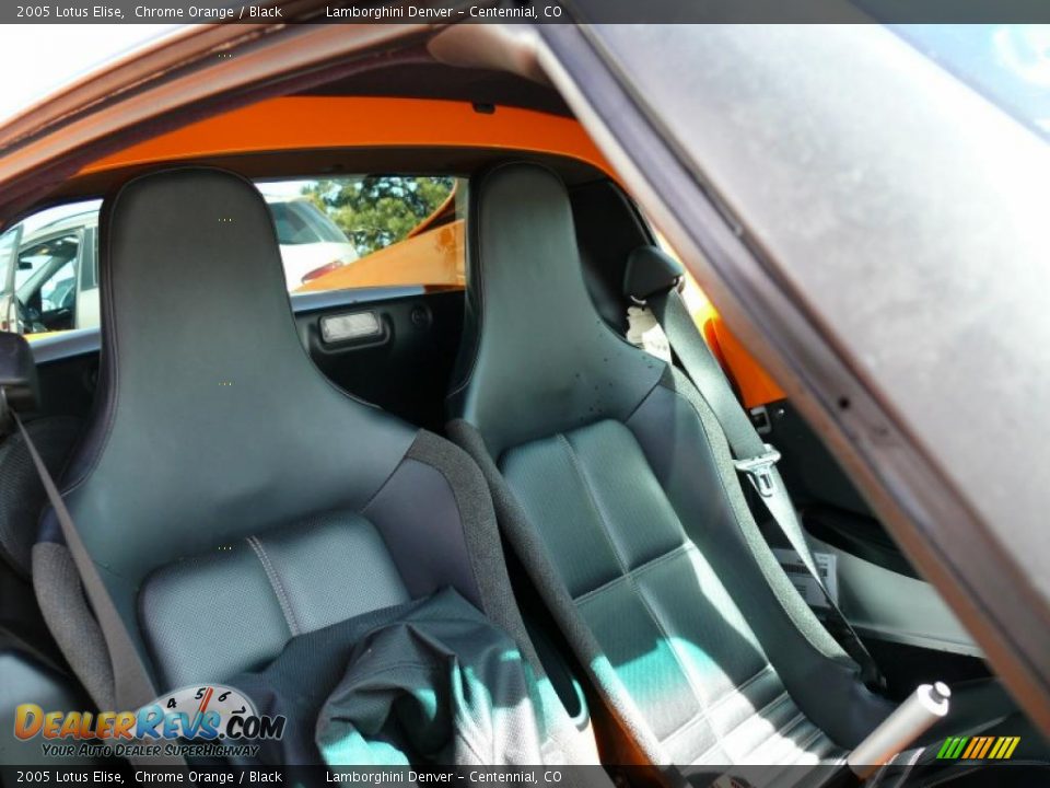 2005 Lotus Elise Chrome Orange / Black Photo #18