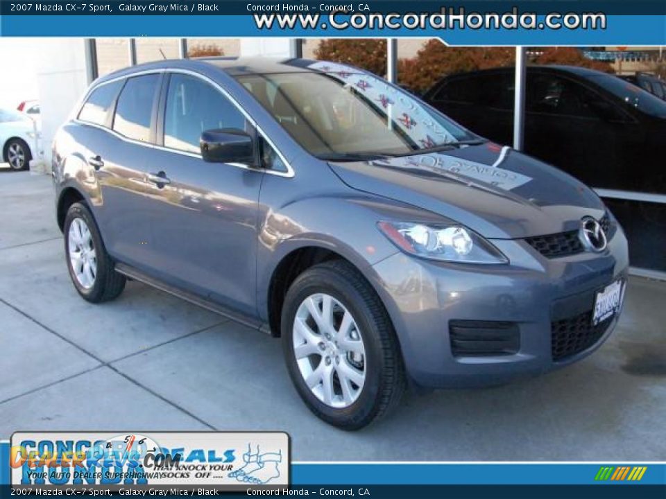 2007 Mazda CX-7 Sport Galaxy Gray Mica / Black Photo #1