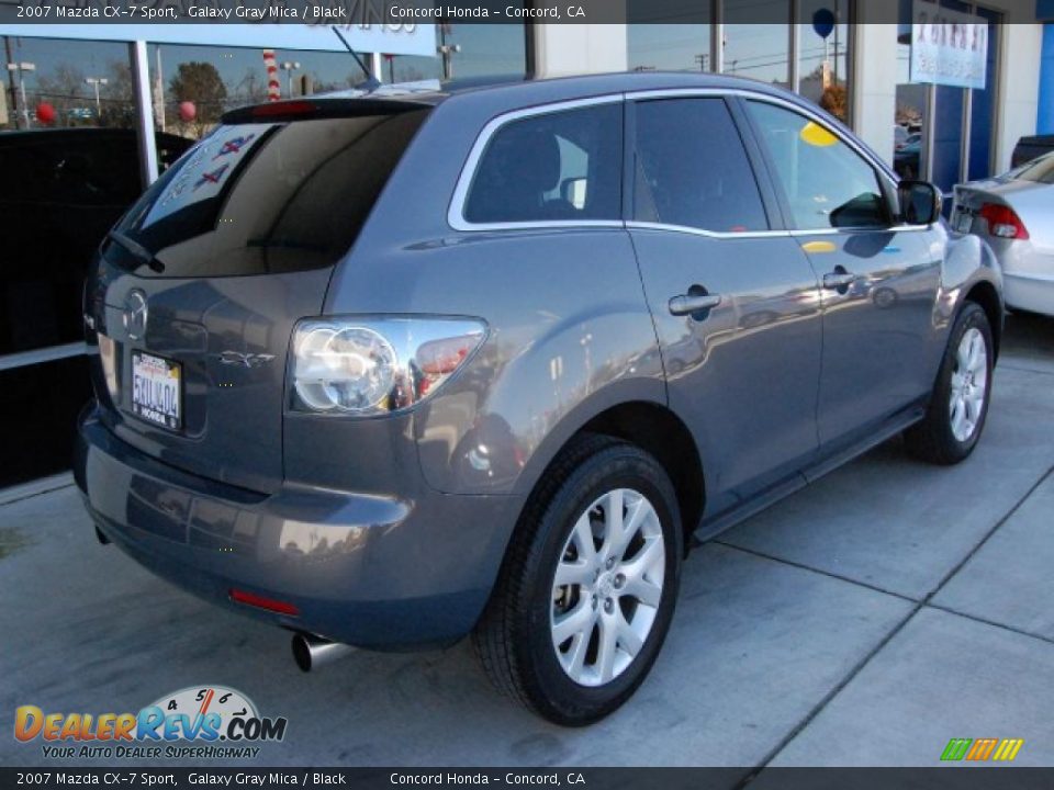 2007 Mazda CX-7 Sport Galaxy Gray Mica / Black Photo #3
