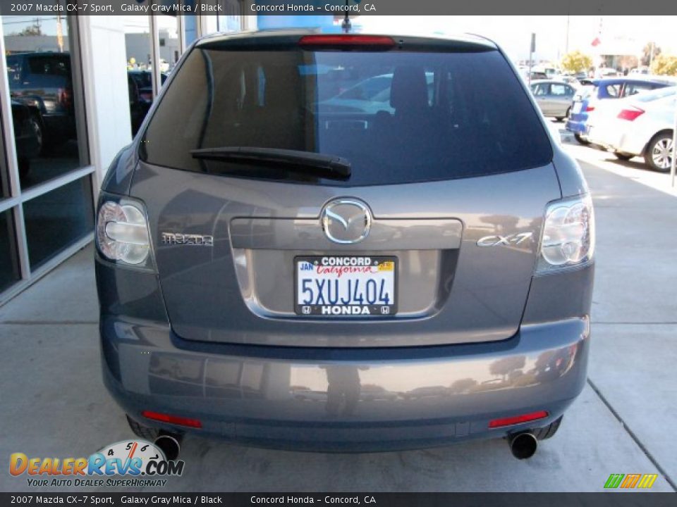 2007 Mazda CX-7 Sport Galaxy Gray Mica / Black Photo #4