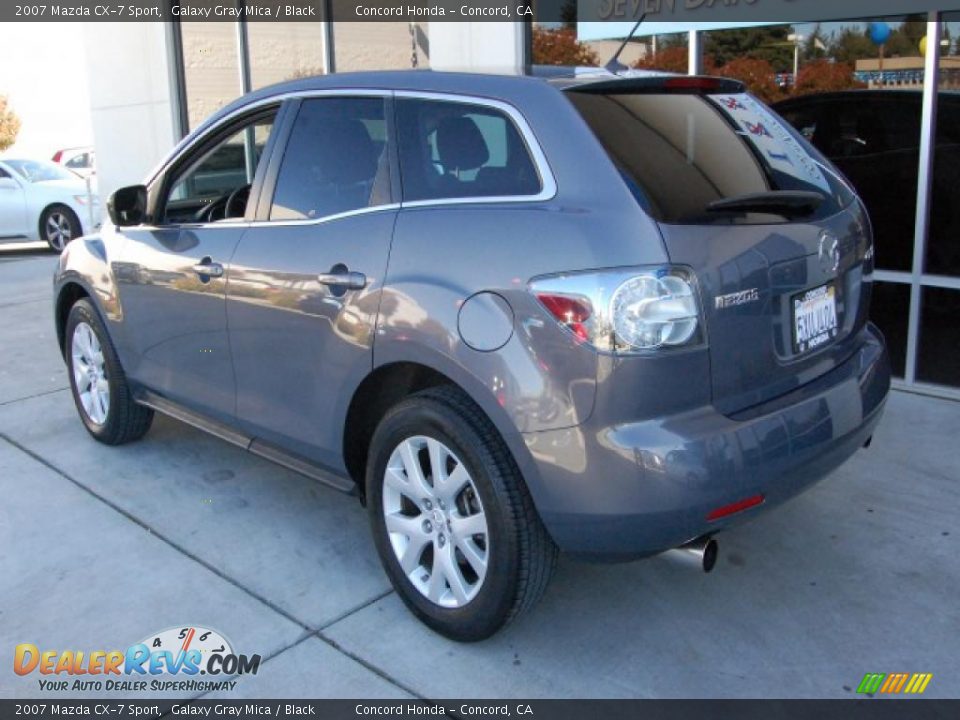 2007 Mazda CX-7 Sport Galaxy Gray Mica / Black Photo #5