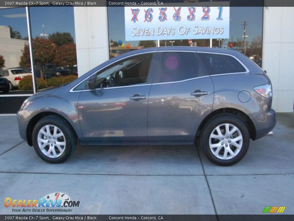 2007 Mazda CX-7 Sport Galaxy Gray Mica / Black Photo #6