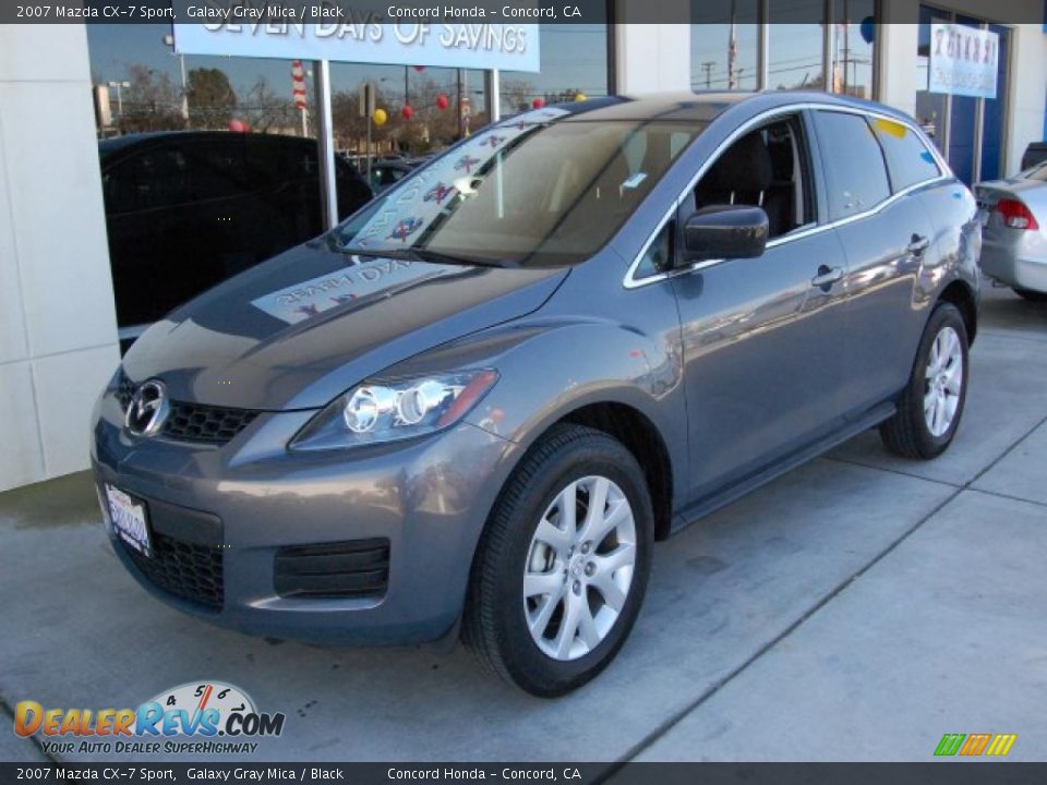 2007 Mazda CX-7 Sport Galaxy Gray Mica / Black Photo #7